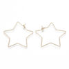 18k Gold Plated Star Ear Wire