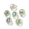 Top Drilled Light Green Faceted Bead