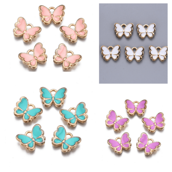 Enamel Butterfly Charms