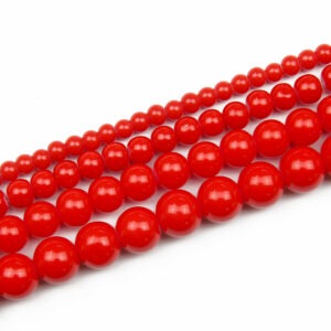 Glass Beads - Red - Riverside Beads