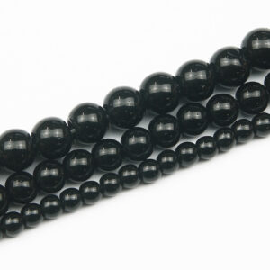 Glass Beads - Black - Riverside Beads