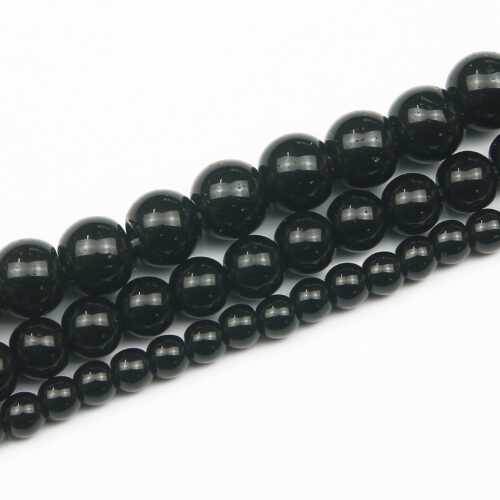 Glass Beads - Black - Riverside Beads