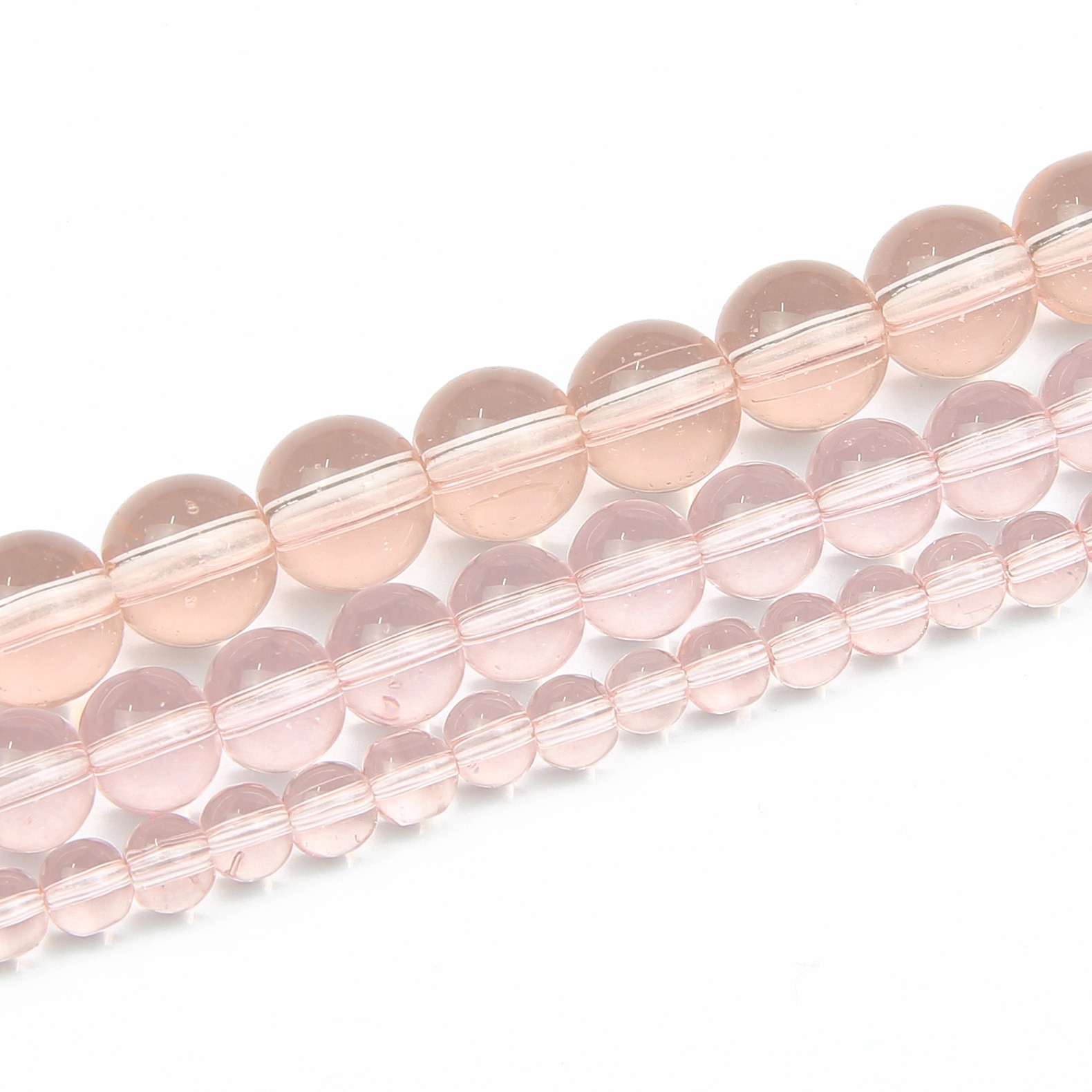 Glass Beads - Pink - Riverside Beads