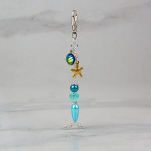 Blue Mermaid Charm