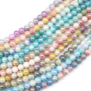 8mm Glass Ombre Beads