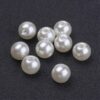 Acrylic Angel Head Bead in White used in beading kits