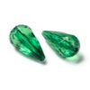 Green Acrylic Drop Bead used as angel bodies in beading kits