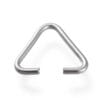 Stainless Steel Triangle Pinch Bail for top drilled beads