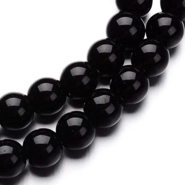 Glass Beads - Black
