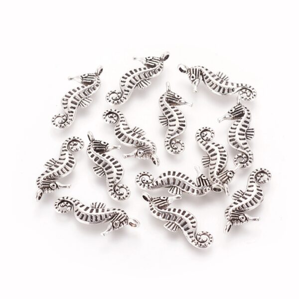 Silver Seahorse charm