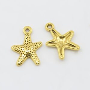 Starfish Charms - Gold