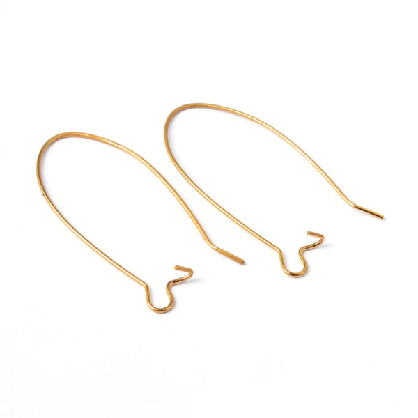 Golden Long Earwire