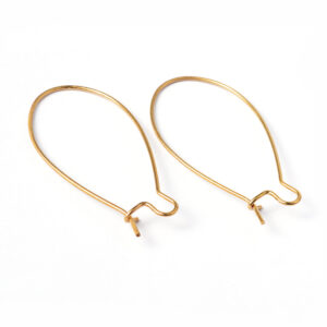 Golden Long Earwire