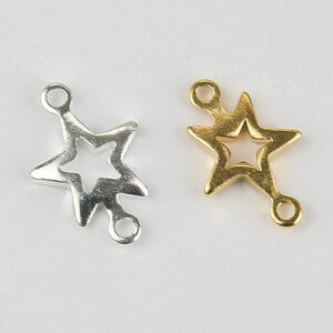 Star Charm Link Connectors - Riverside Beads