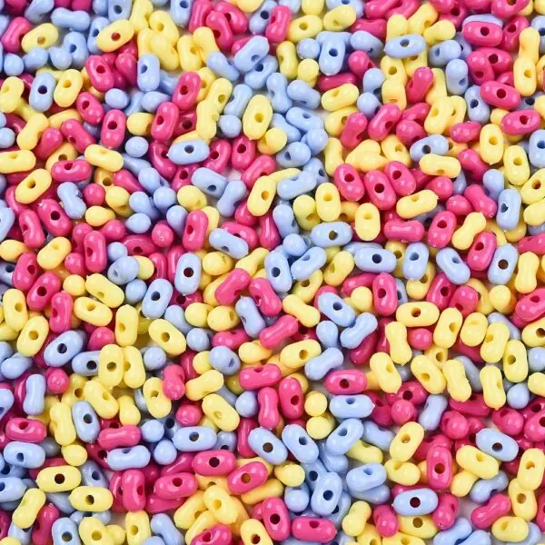 Peanut Bead in 80's colourway