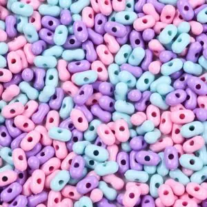 Peanut Bead in Pink-Purple