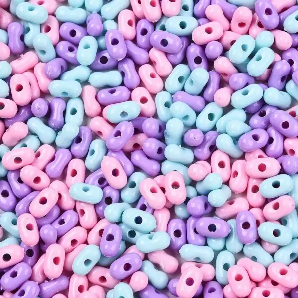 Peanut Bead in Pink-Purple