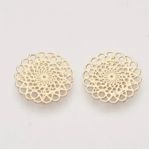 Small Flower Connector Charm