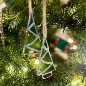 Christmas Tree Stained Glass Decoration - Riverside Beads