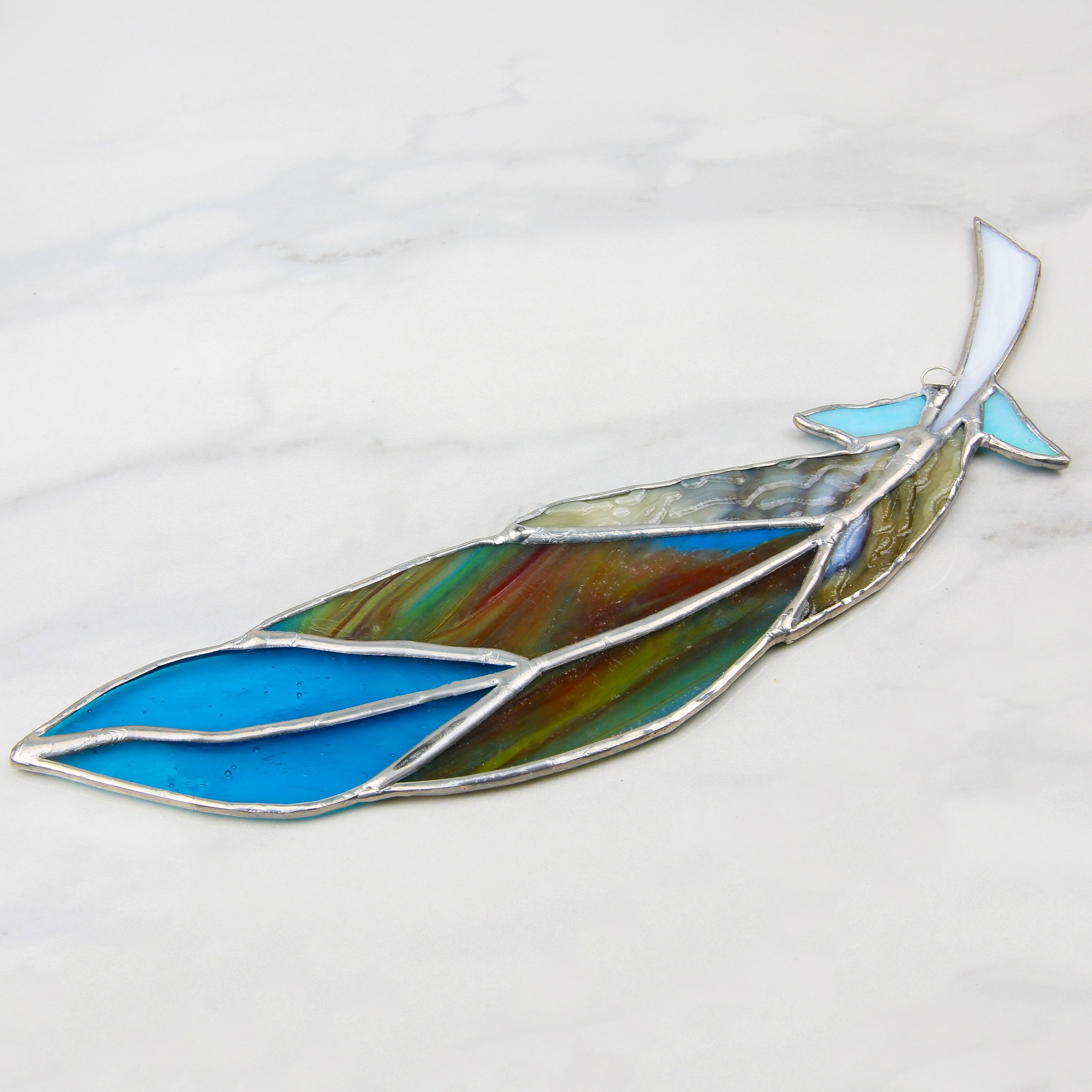 Feather Light Catcher Stained Glass Workshop - Image 5