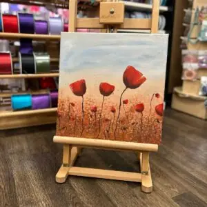 Poppy Painting Cuppa and Canvas Workshop