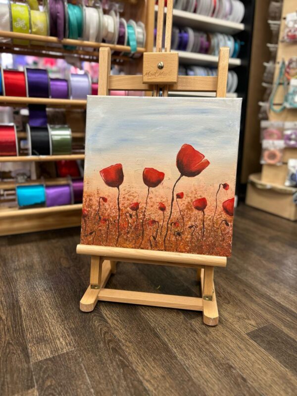 Poppy Painting Cuppa and Canvas Workshop