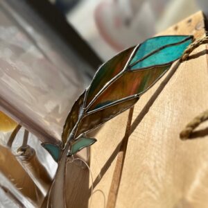 Feather Light Catcher Stained Glass - Riverside Beads