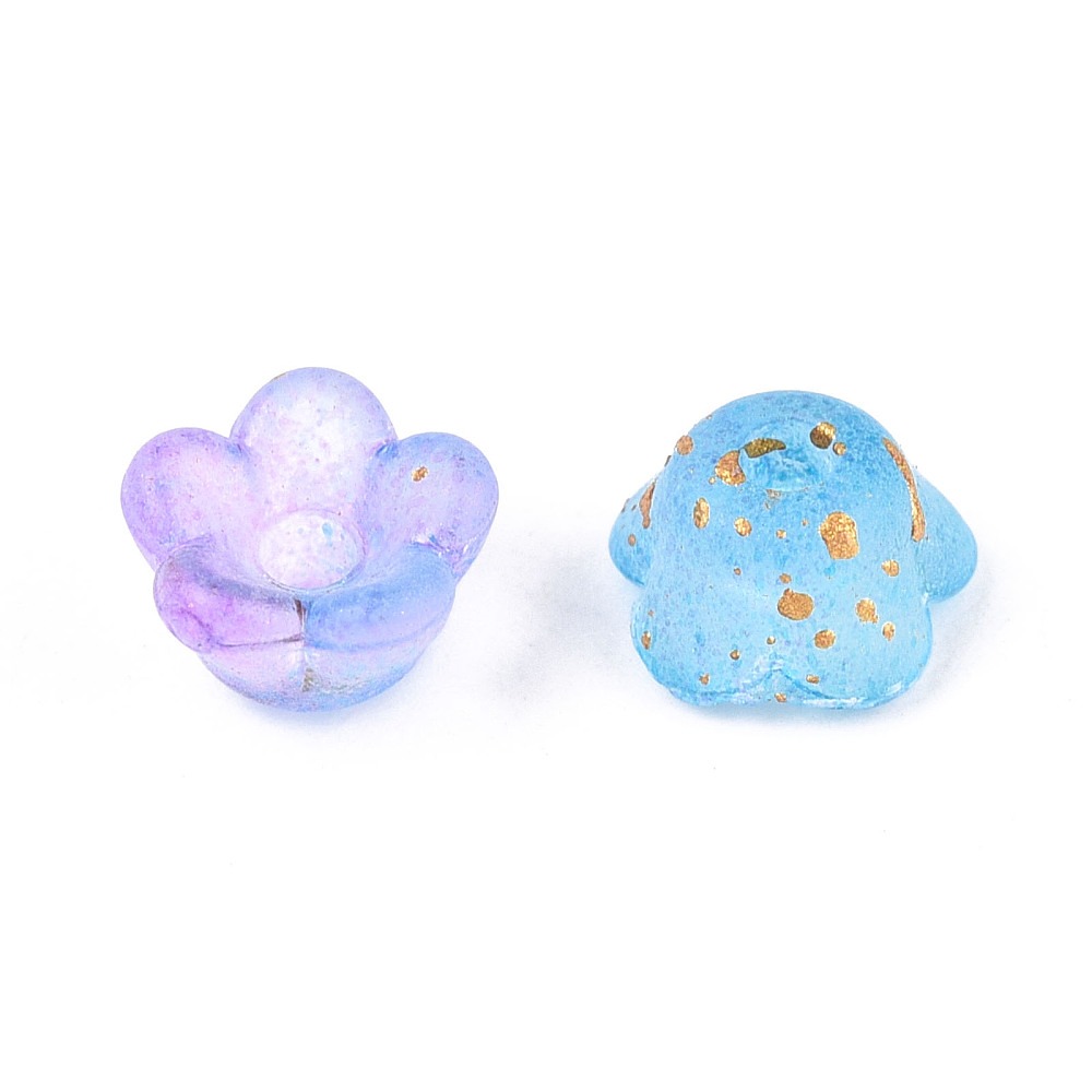 6x3mm Lucite Flower Bead - Multiple Colour Options - Image 10
