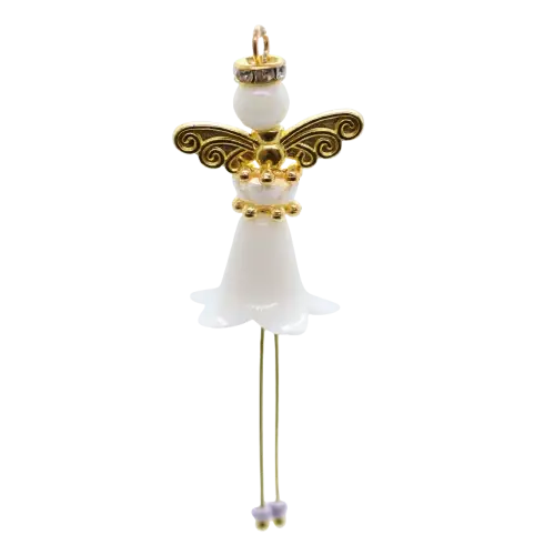 Pearl Princess Beaded Charm