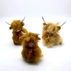 Needle Felted Highland Cow Workshop