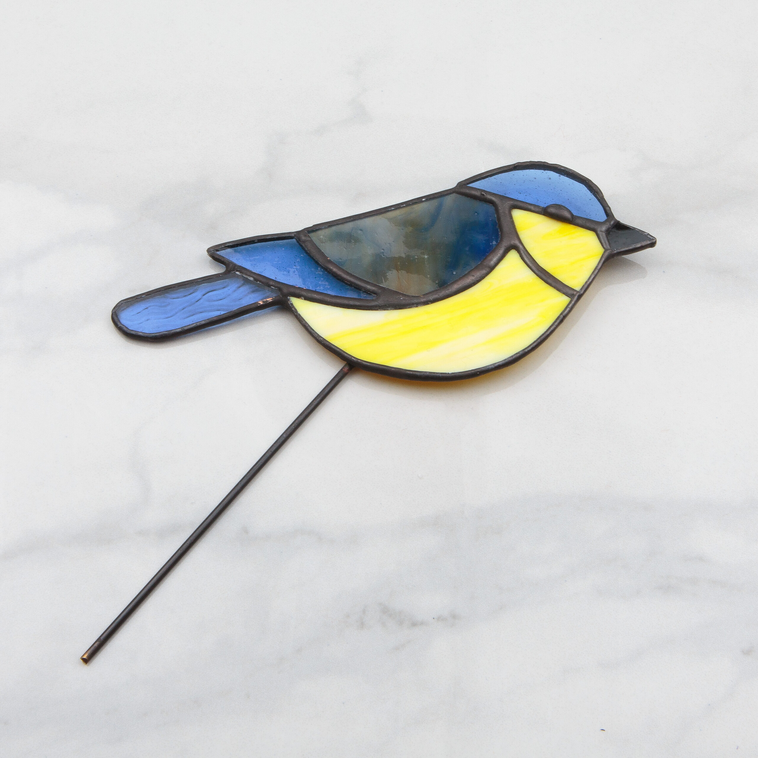 Stained Glass House Plant Bird Buddy Workshop - Image 3