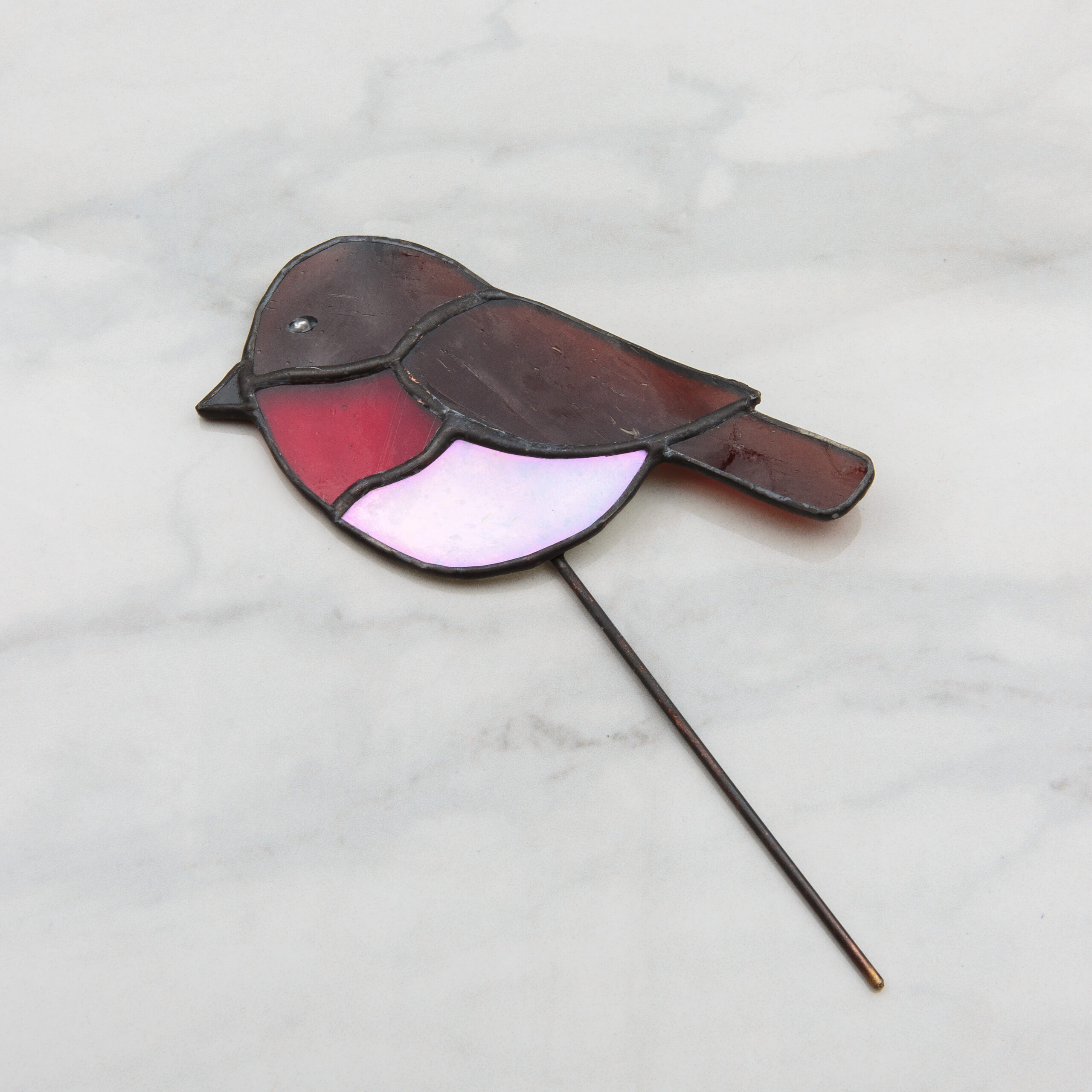 Stained Glass House Plant Bird Buddy Workshop - Image 4
