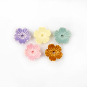 Acrylic Flower Bead Cap