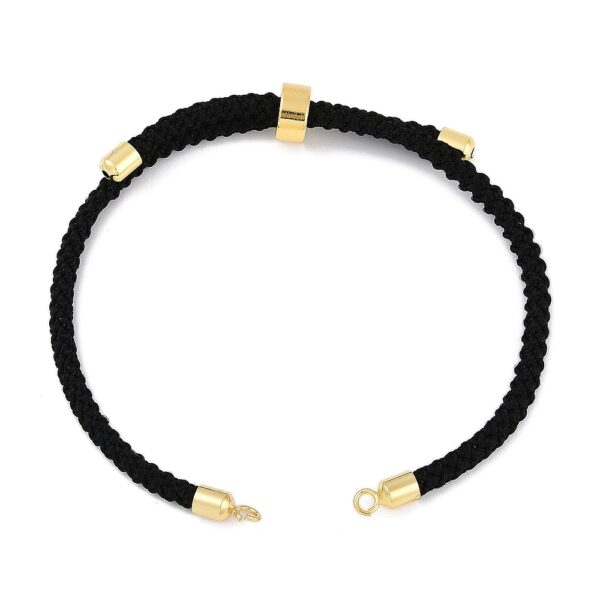 Black Slider Cord Bracelet