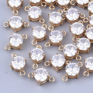 Diamante Link Connector - Riverside Beads