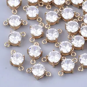 Diamante Link Connector - Riverside Beads