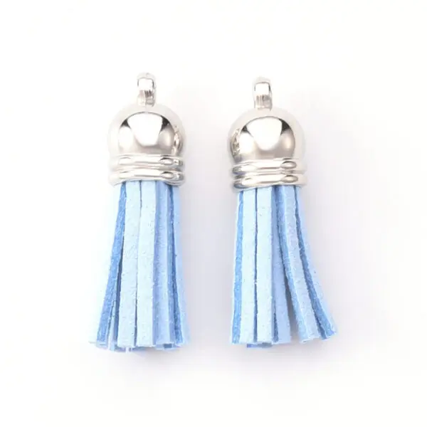 Faux Suede Tassel Pendant - Image 6