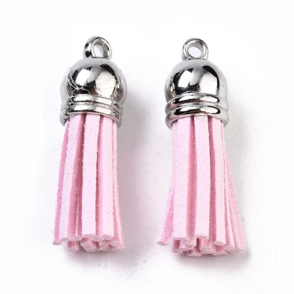 Faux Suede Tassel Pendant - Image 12