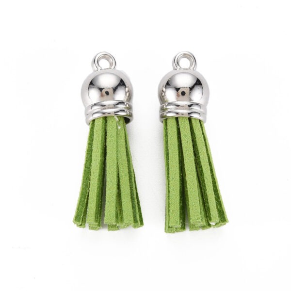 Faux Suede Tassel Pendant - Image 11