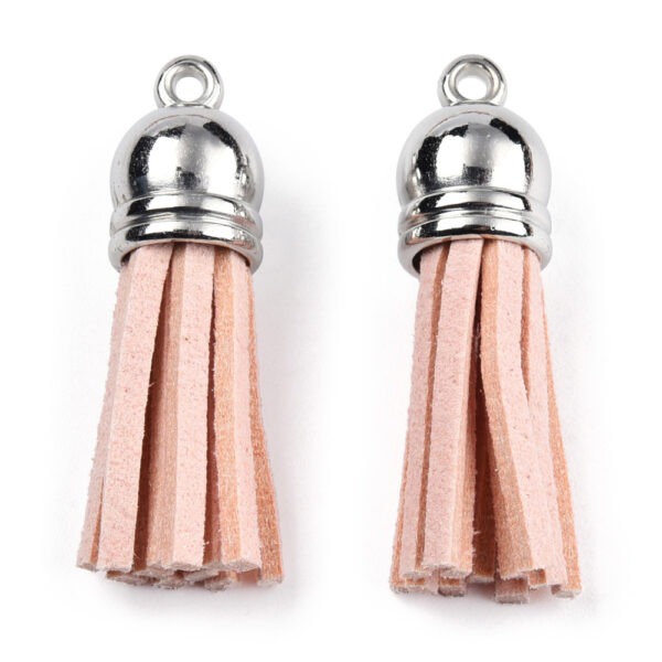 Faux Suede Tassel Pendant - Image 3