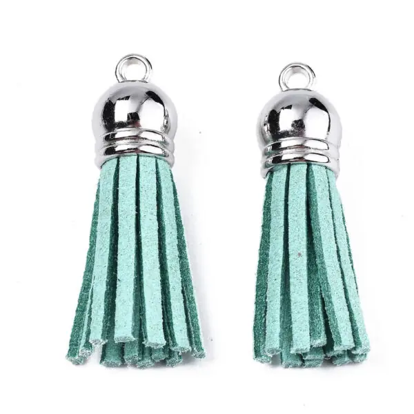 Faux Suede Tassel Pendant - Image 8