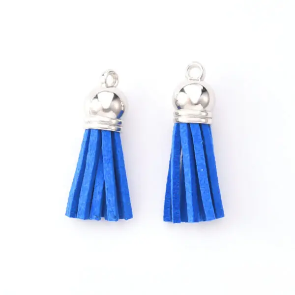 Faux Suede Tassel Pendant - Image 4