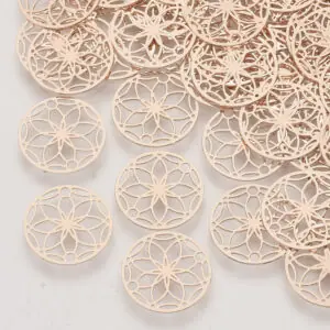 Flower Link Connector Charm -Riverside Beads
