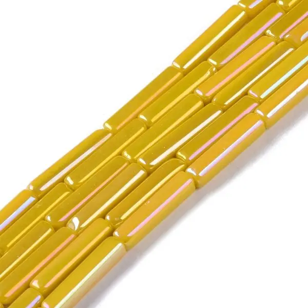 Glass Rectangle AB Bead - Image 2