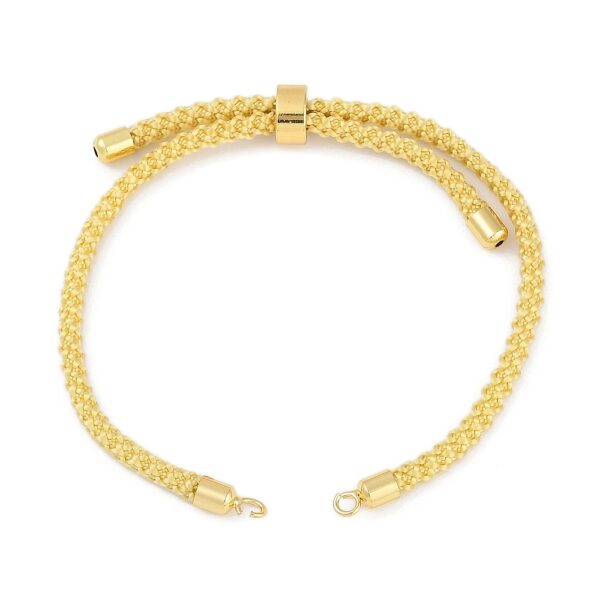 Gold Slider Cord Bracelet