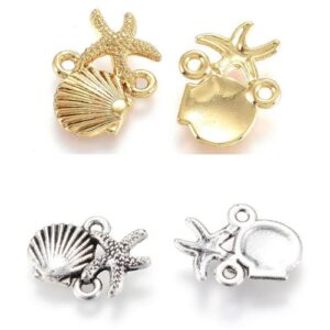 Shell Charm Link Connectors