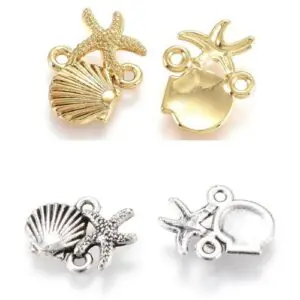 Shell Charm Link Connectors