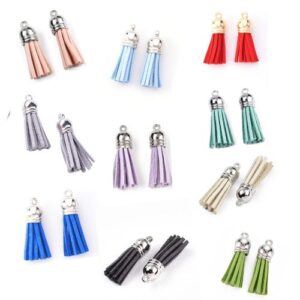 Faux Suede Tassel Pendant