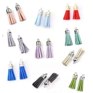 Faux Suede Tassel Pendant