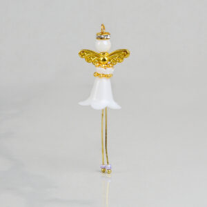Pearl Princess Beaded Charm